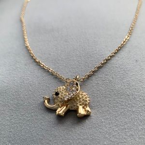 Aeropostale Golden Elephant Necklace